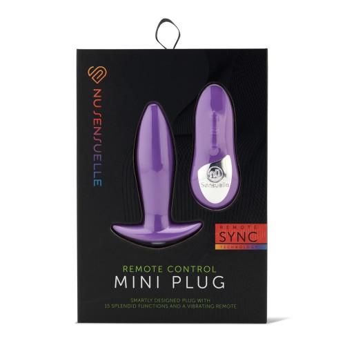 Mini Plug Control Remoto Nu Sensuelle - Juego Unisex