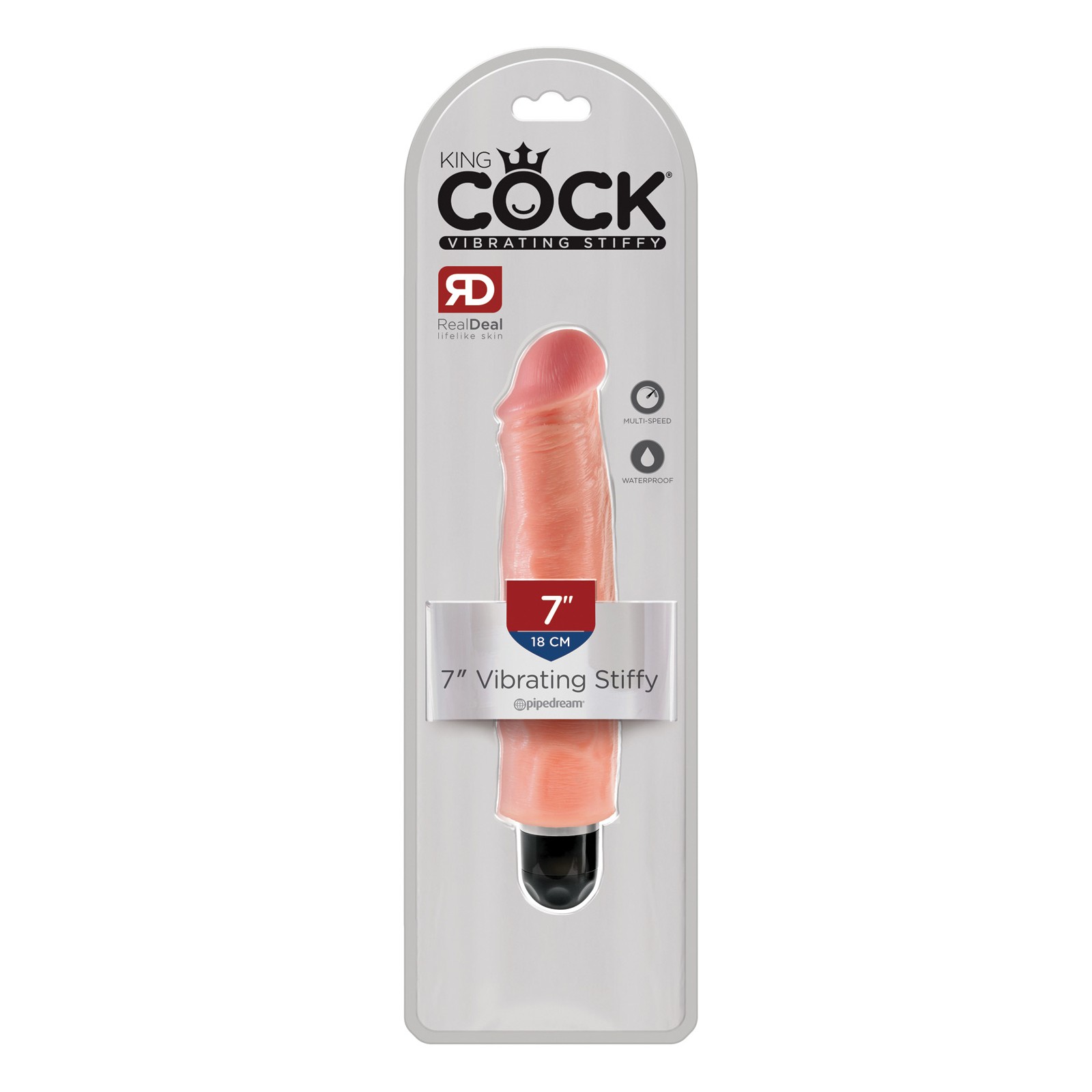 King Cock 7 Inch Vibrating Stiffy