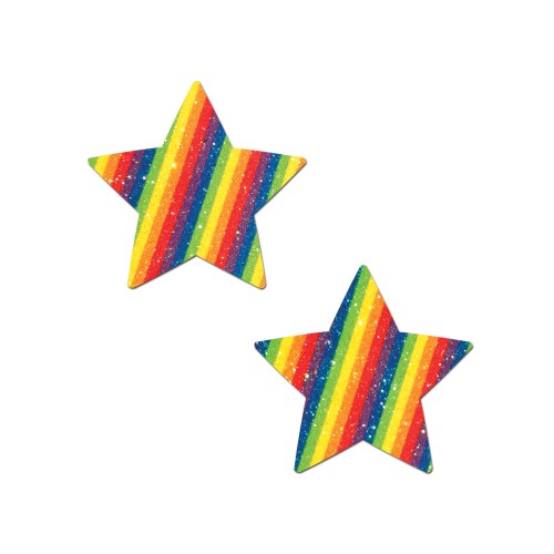 Pastease Premium Glitter Star - Rainbow O/S