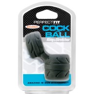 Perfect Fit SilaSkin Cock & Ball Ring - Black for Ultimate Comfort