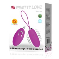 Pretty Love Jenny Remote Control Bullet Vibe - Fuchsia