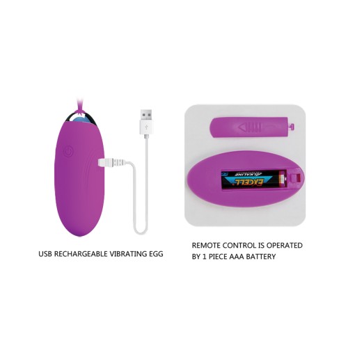 Vibrador Bullet con Control Remoto Pretty Love Jenny - Fucsia