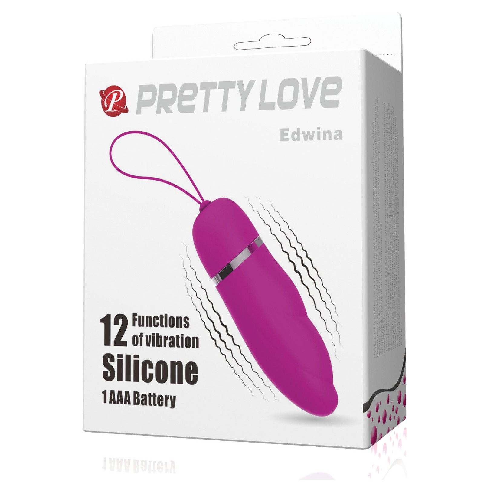 Pretty Love Edwina Vibrating Egg Fuchsia