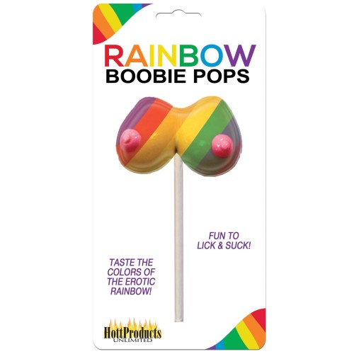 Rainbow Boobie Pops - Rainbow