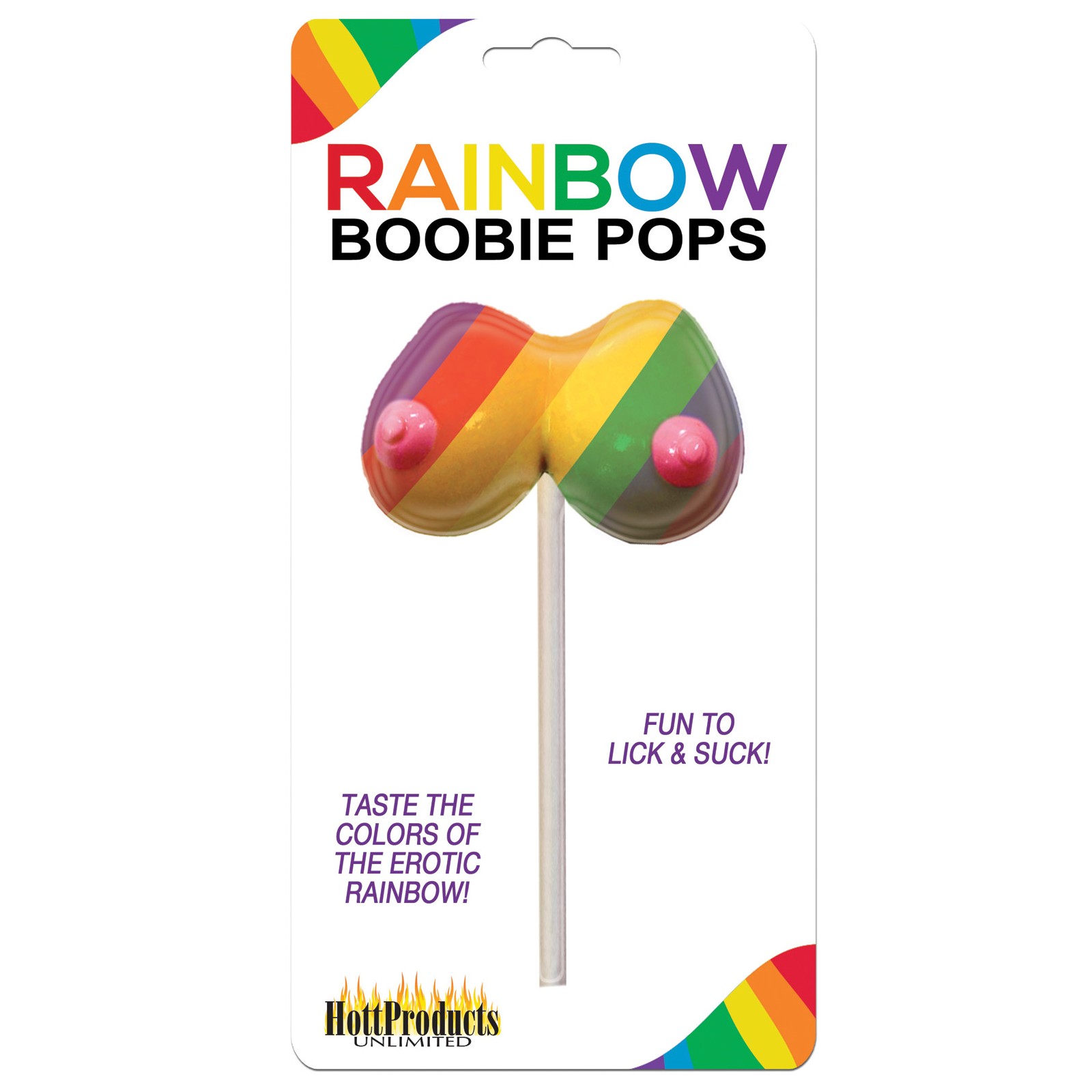 Rainbow Boobie Pops - Arcoíris