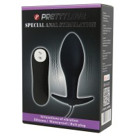 Plug Anal Vibrante en Forma de Bombilla Pretty Love para Principiantes