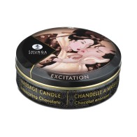 Shunga Excitation Mini Massage Candle - Chocolate