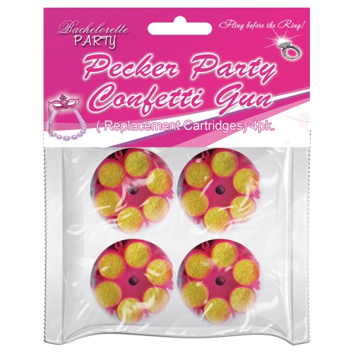 Rainbow Pecker Confetti Refill Pack of 4