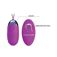 Pretty Love Jessica 12 Function Egg Vibrator in Fuchsia