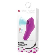 Pretty Love Magic Fish Clitoral Suction Stimulator Fuchsia