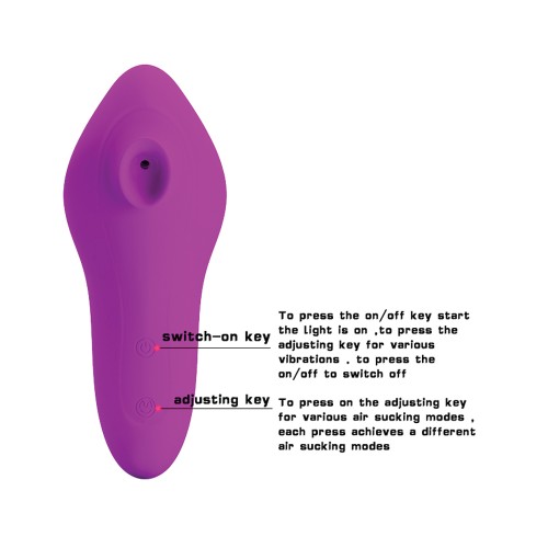 Pretty Love Magic Fish Clitoral Suction Stimulator Fuchsia