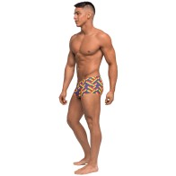 Mini Short Pride Fest Pouch Contorneado Arcoiris