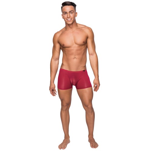 Seamless Sleek Shorts with Sheer Pouch for Ultimate Comfort