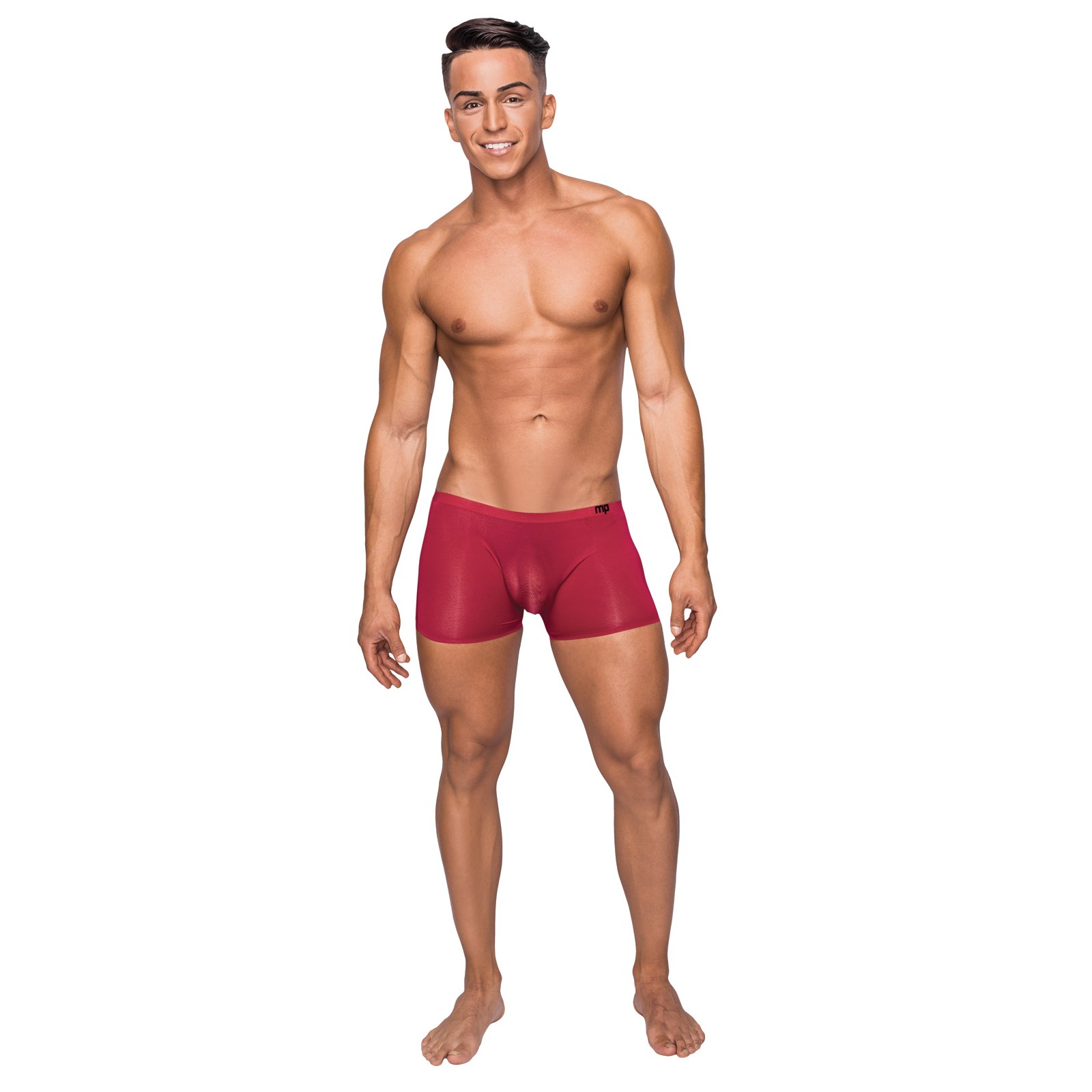 Seamless Sleek Shorts with Sheer Pouch for Ultimate Comfort