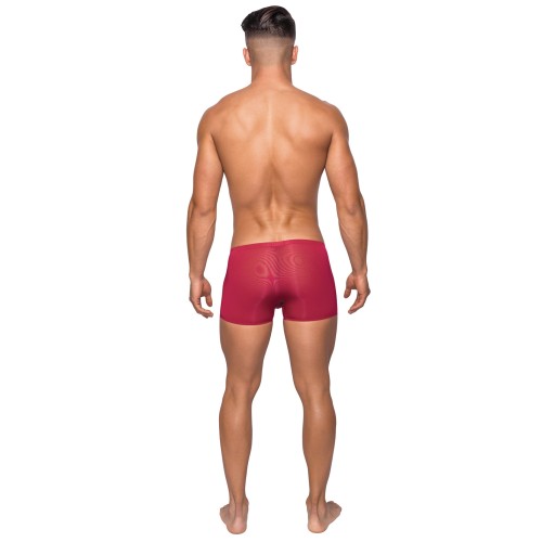 Seamless Sleek Shorts with Sheer Pouch for Ultimate Comfort