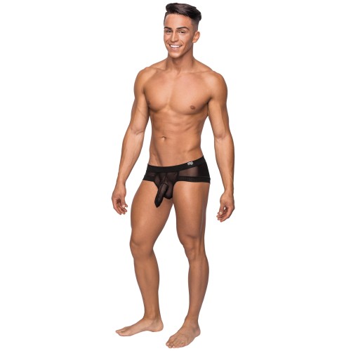 Hoser Stretch Mesh Micro Mini Short - Black