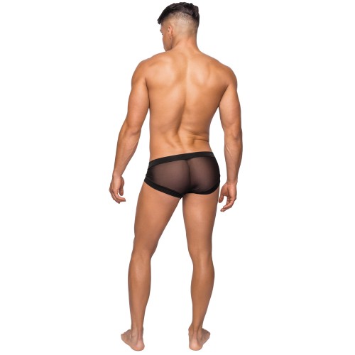 Hoser Stretch Mesh Micro Mini Shorts for Seductive Look