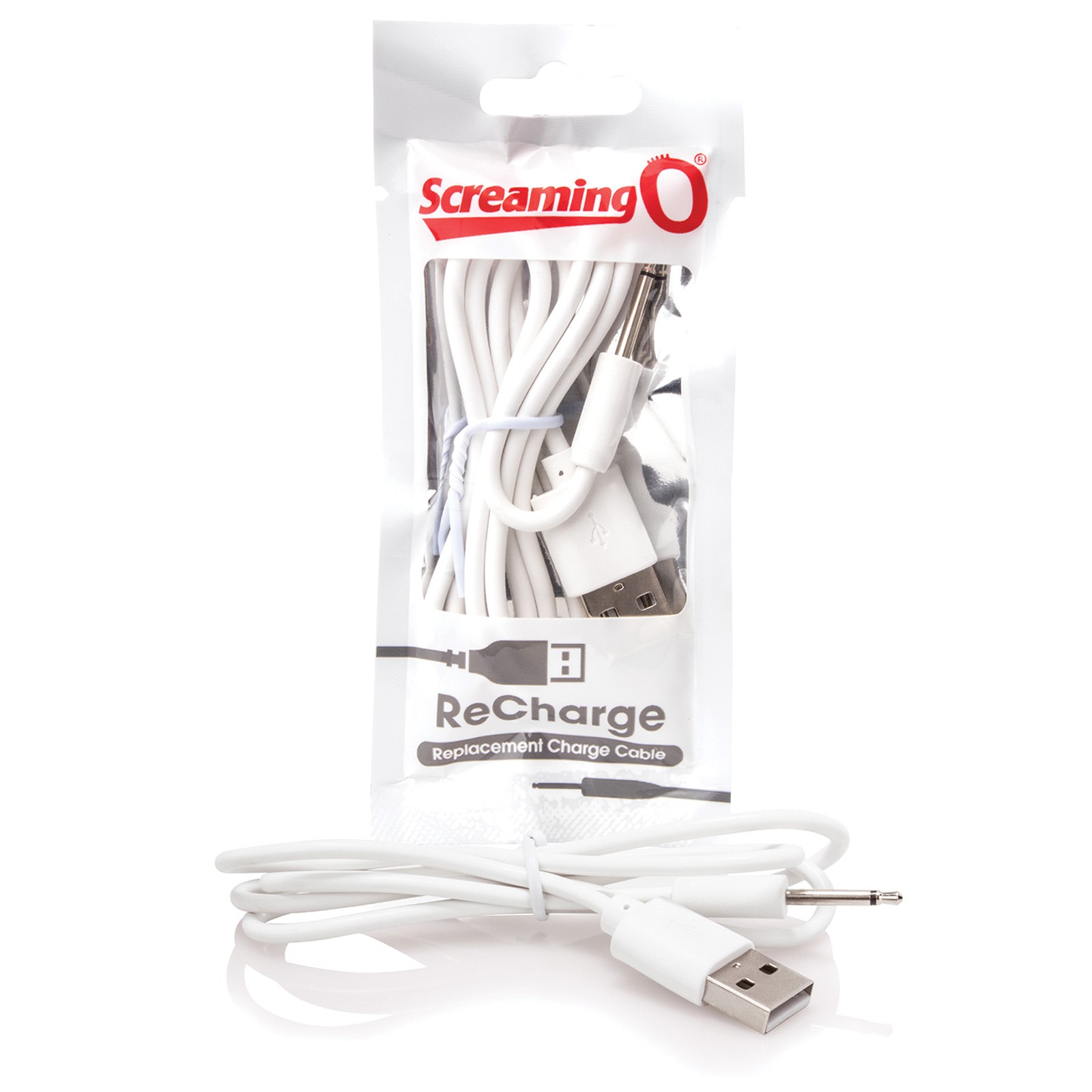 Screaming O Recharge Charging Cable White