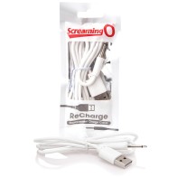 Cable de Recarga Screaming O Blanco