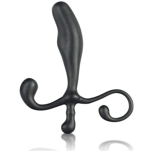 Blue Line 5 Inch Male P-Spot Massager Black