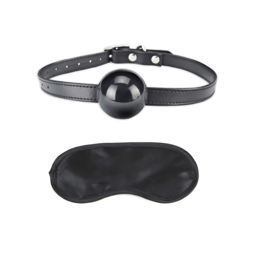 Lux Fetish Silicone Ball Gag - Beginner Friendly