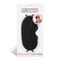 Lux Fetish Peek-a-Boo Love Mask