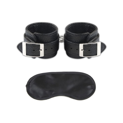 Lux Fetish Unisex Leatherette Cuffs for Couples