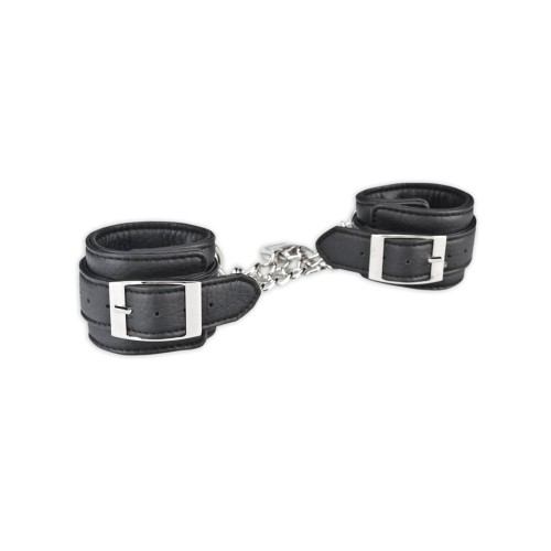 Lux Fetish Unisex Leatherette Cuffs for Couples