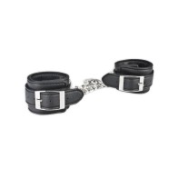 Lux Fetish Unisex Leatherette Cuffs for Couples