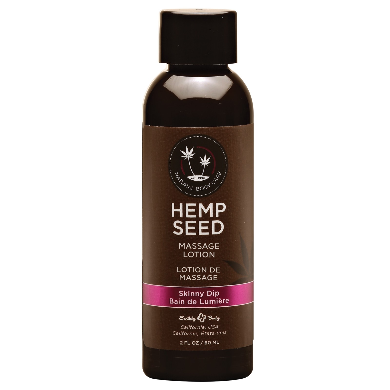 Earthly Body Hemp Seed Massage Lotion - 2 oz Skinny Dip