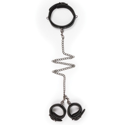 Easy Toys Faux Leather Collar and Handcuffs