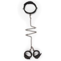 Easy Toys Faux Leather Collar and Handcuffs