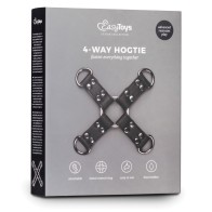 Hogtie de Cuero Sintético Easy Toys Negro