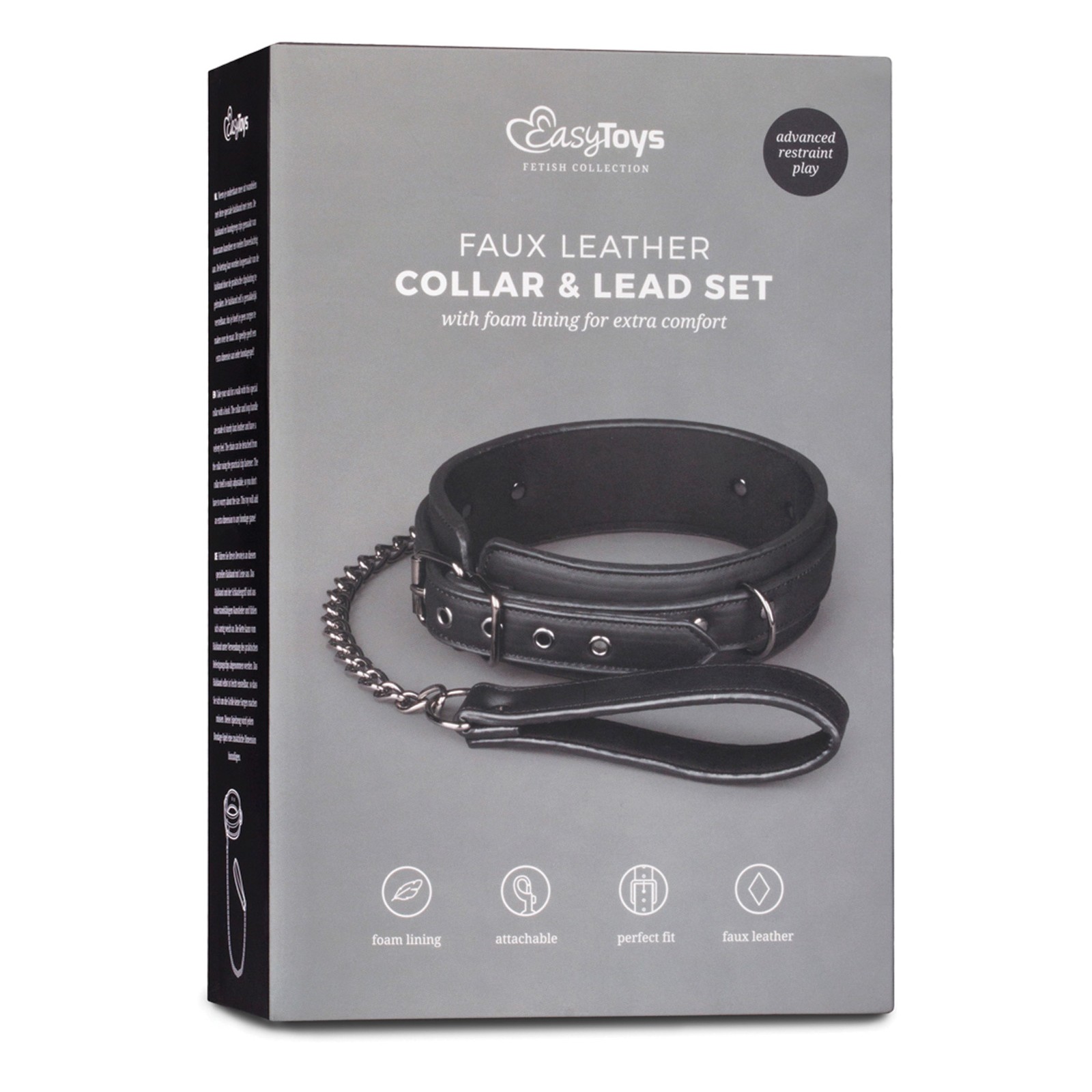 Easy Toys Fetish Collar with Leash