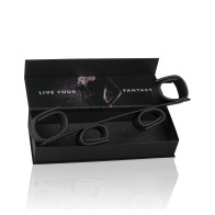 Easy Toys Wrist & Ankle Bondage Bar Black