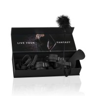 Easy Toys 6 Piece Beginners Bondage Set - Black