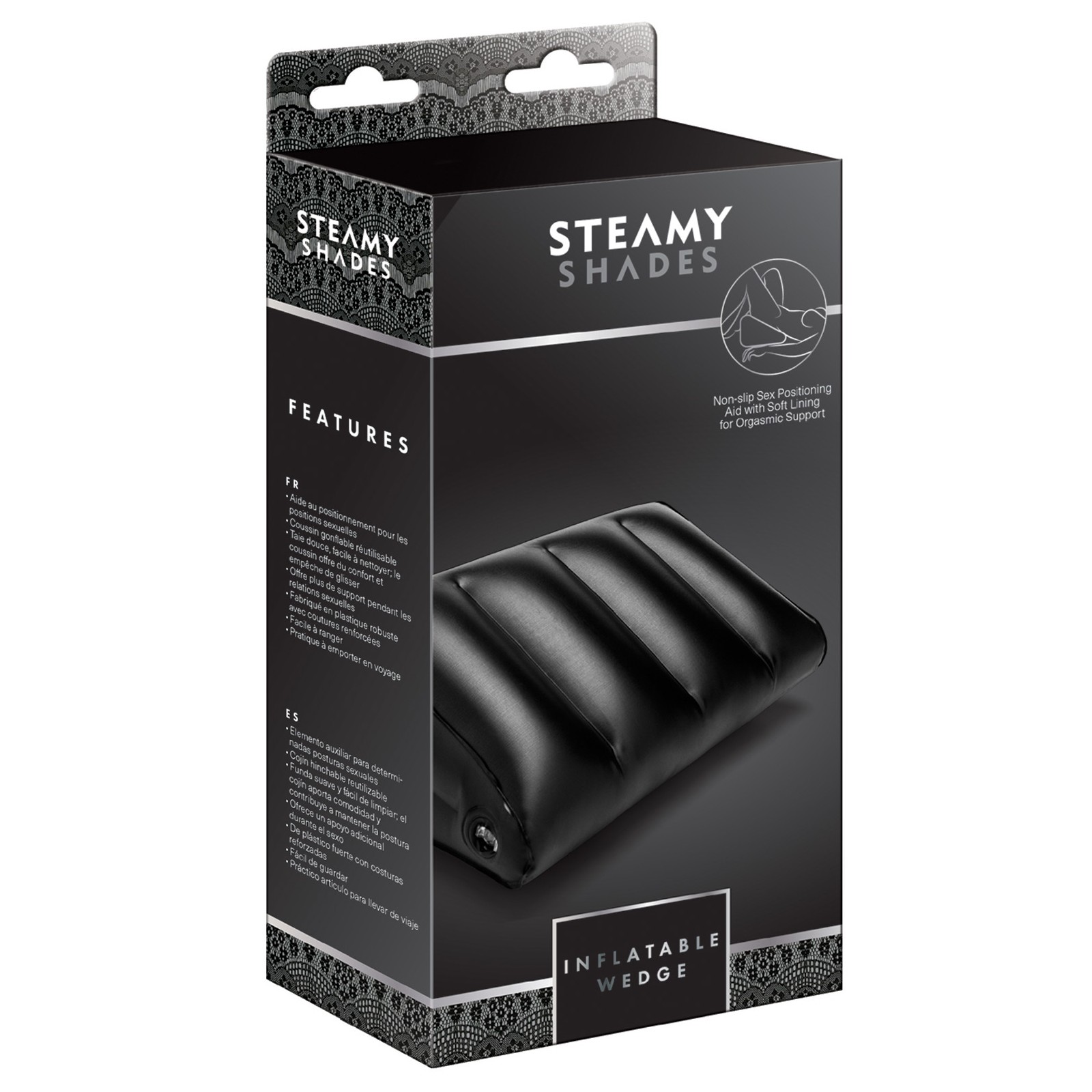 Steamy Shades Inflatable Wedge Black