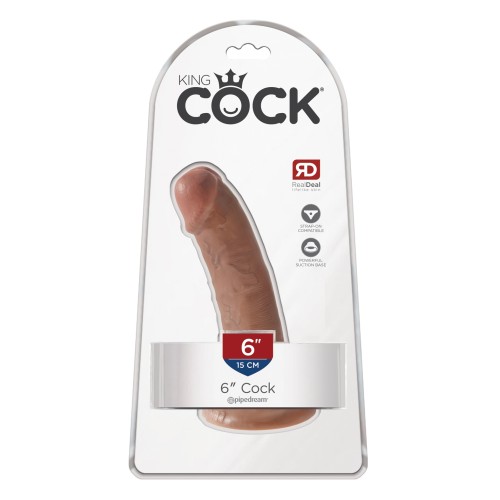 Dildo Beige King Cock 6 Pulgadas Placer Realista