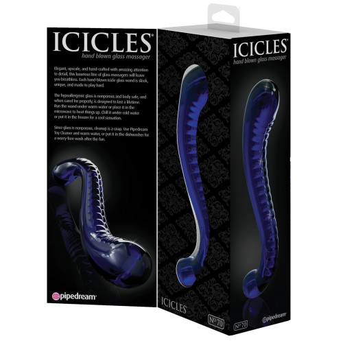 Dildo de Vidrio G-Spot Icicles No. 70