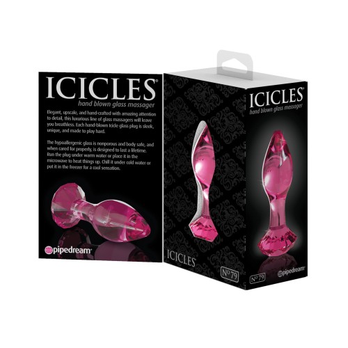 Icicles No. 79 Pink Diamond Butt Plug