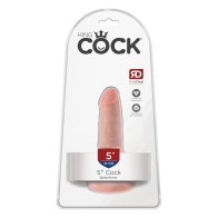 King Cock 5 Inch Dildo Flesh