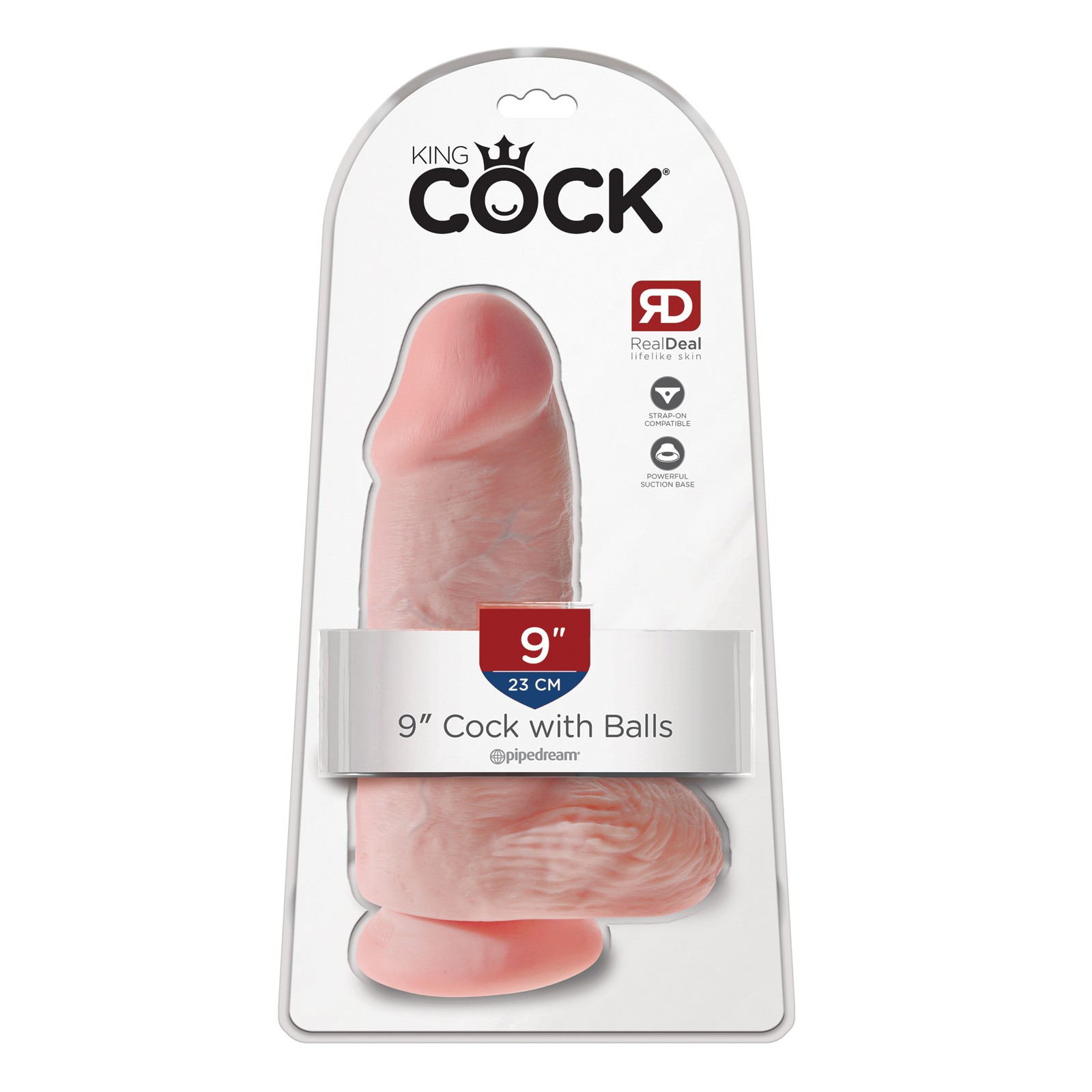 King Cock Dildo Realista de 9 Pulgadas para Placer Supremo