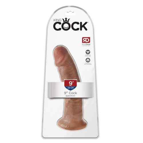 Dildo Realista King Cock 9 Pulgadas Beige