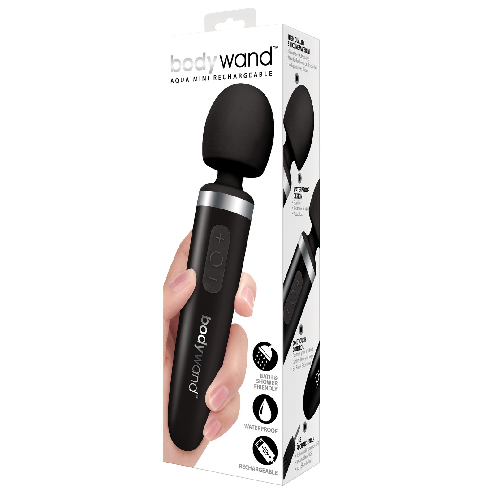 Bodywand USB Multi-Function Massager - Black