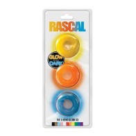 Rascal D-Ring Glow Cockrings Assorted Colors