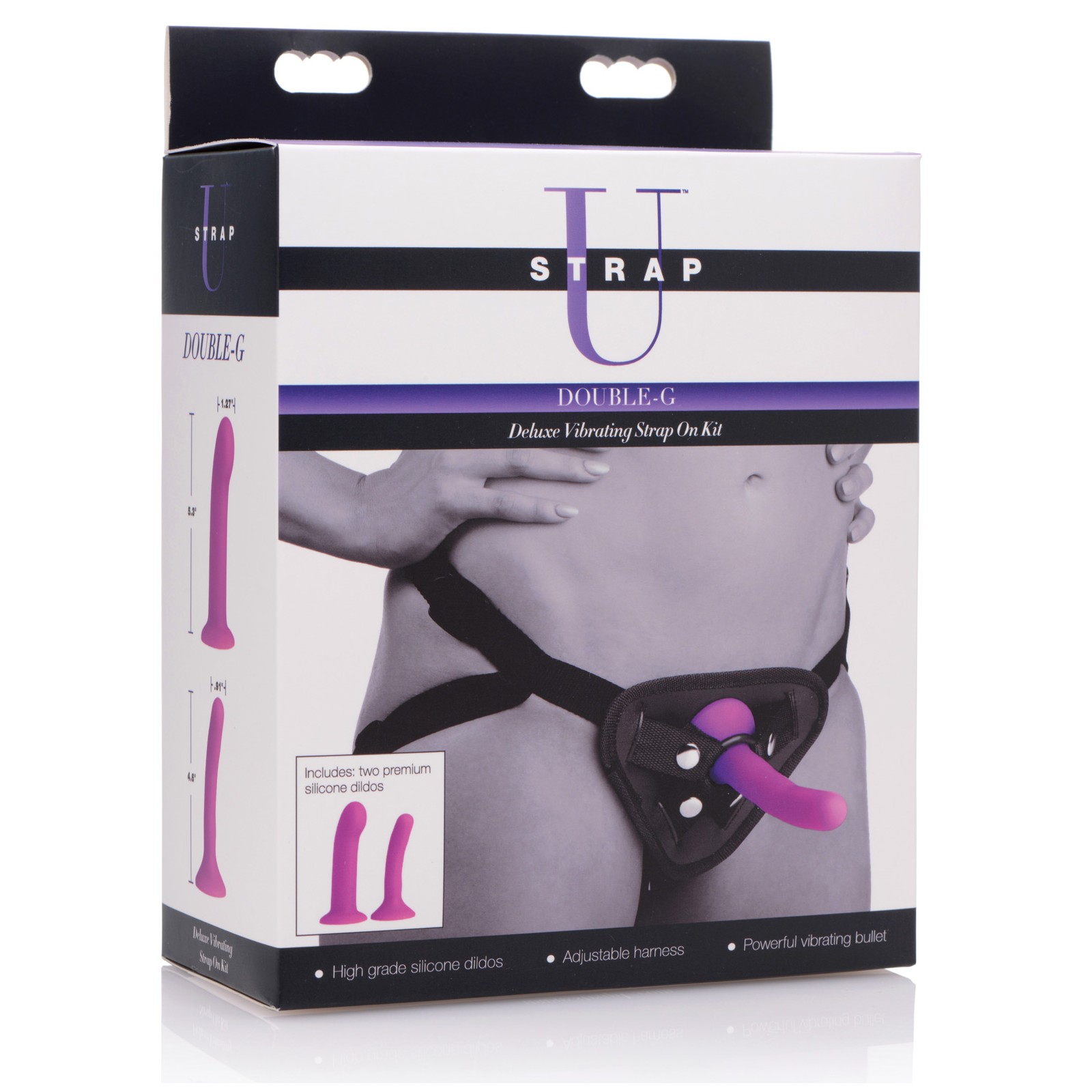 Kit Vibrador de Doble G Deluxe Strap U