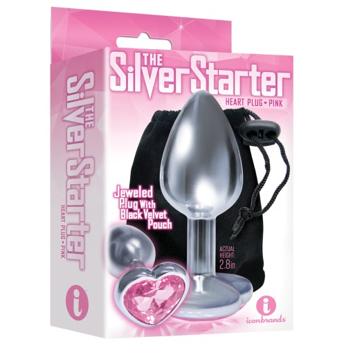 Bejeweled Heart Anal Plug for Beginners