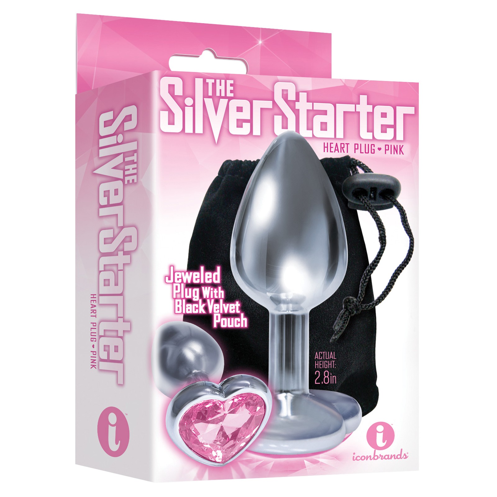 Bejeweled Heart Anal Plug for Beginners