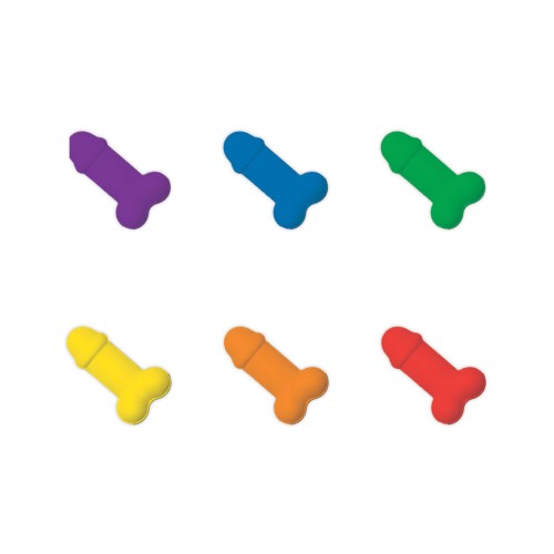 Rainbow Pecker Shape Candies in Tin