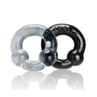 Anillos para el Pene Oxballs Ultraballs Negro Claro Paquete de 2